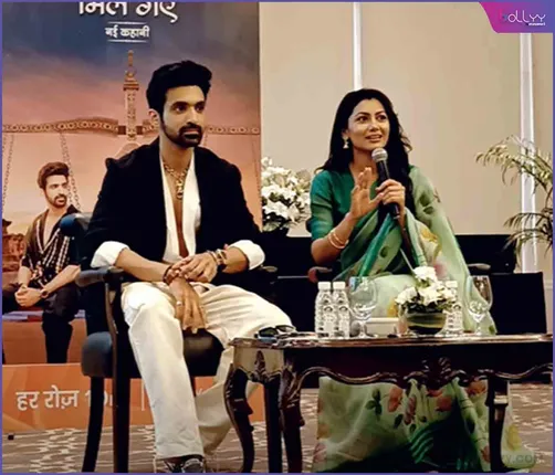 Arjit and Sriti in Delhi for press meet in delhi for their recently launched show Kaise Mujhe Tum Mil Gaye (2)