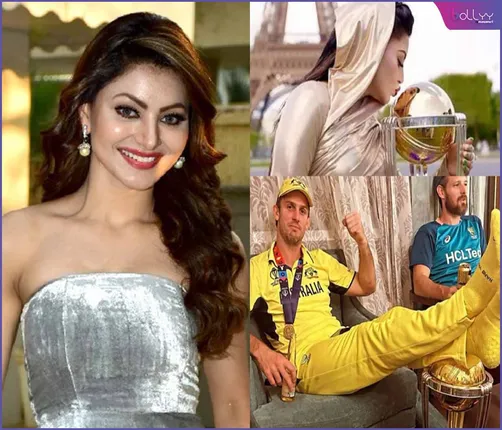 Urvashi Rautela criticized Marsh for disrespecting the World Cup 2023 Trophy