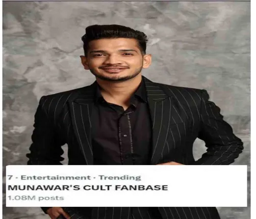 Bigg Boss 17: Munawar Faruqui becomes first contestant of the season to cross 1 Million tweets with a trend on X