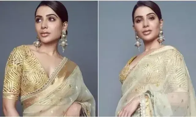 Samantha Ruth Prabhu in Rs1 lakh hand-painted saree lays wedding fashion cues