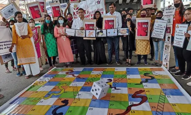 Kripa Foundation Vadodara spread AIDS awareness with students of MSU