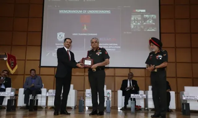 Army Training Command of Indian Army signs MOU with Rashtriya Raksha University and Bhaskaracharya National Institute for Space Applications and Geo-Informatics