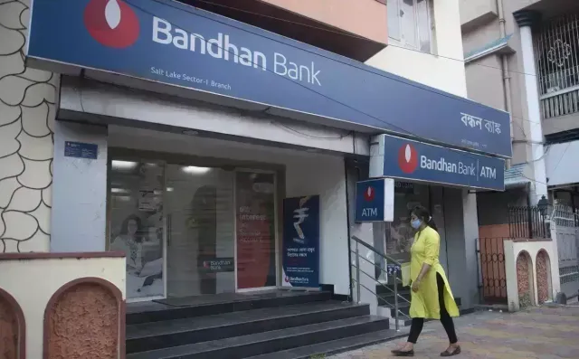 Bandhan Bank shares surged over 5% on Monday's trade