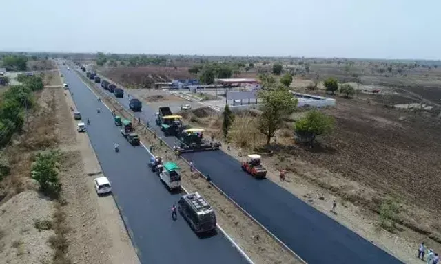 NHAI creates Guinness World Record by continuously laying 75 km of bituminous lane on NH 53