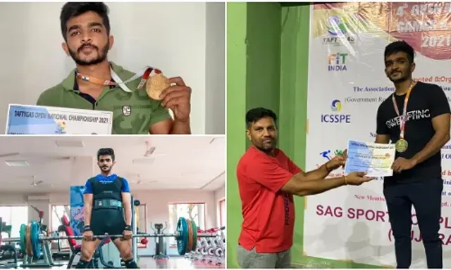 Parul university student wins gold medal in the recently held powerlifting Nationals