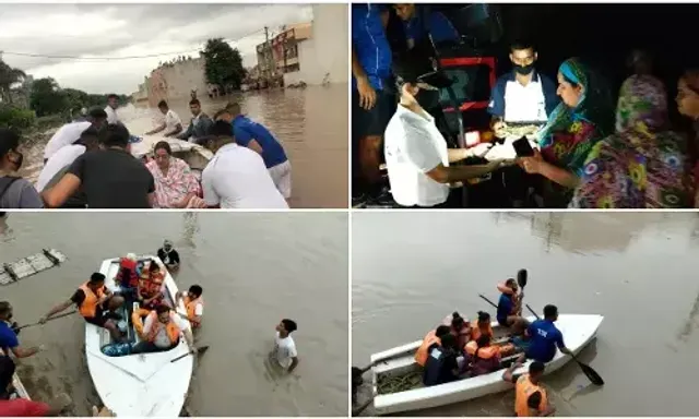 Indian Navy launches flood relief operations in Gujarat