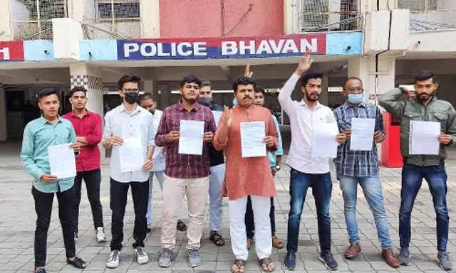 Vadodara youth Congress gives memorandum to police commissioner with a request to stop prohibition activities running in the city