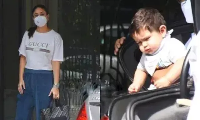 Kareena Kapoor Khan steps out in Gucci tee as she spends Saturday with Jeh, Karisma, dad Randhir Kapoor