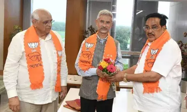 Jaishankar files Rajya Sabha nomination from Gujarat