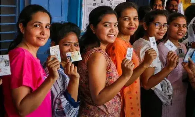 High Voter turnout of over 62.37 % registered in first phase of Lok Sabha elections