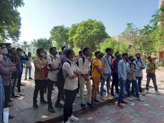 Deaf and divyang Employment Fair held at Mook Dhwani Trust in Vadodara