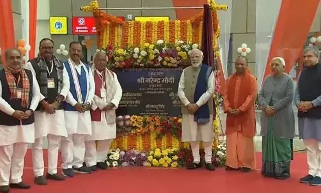 PM Modi inaugurates redeveloped Ayodhya Dham Junction Railway Station at Ayodhya