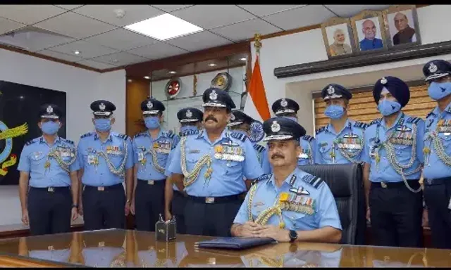 Air Chief Marshal VR Chaudhari took over as the Chief of the Air Staff