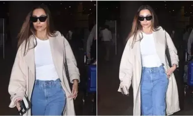 Malaika Arora nails airport look in stylish casuals