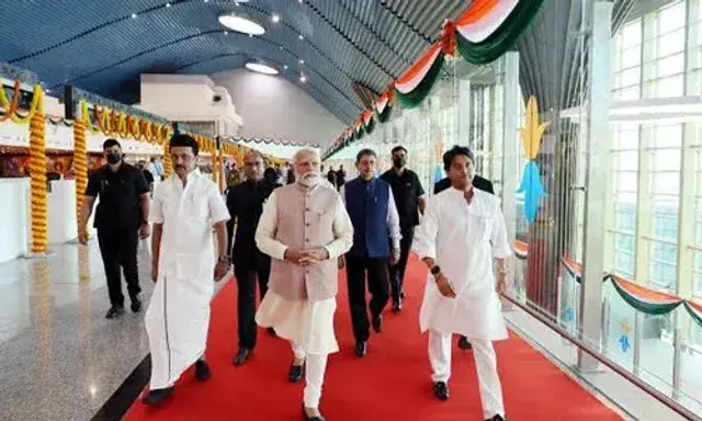 PM Narendra Modi inaugurates Chennai airport's new integrated Terminal 2