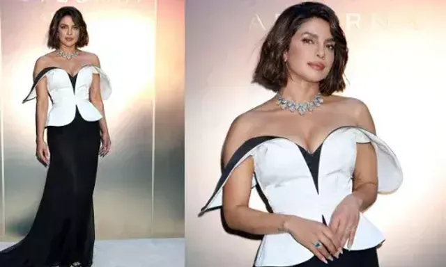 Priyanka Chopra stuns everyone with her stunning outfit at Bulgari event in Rome with Anne Hathaway