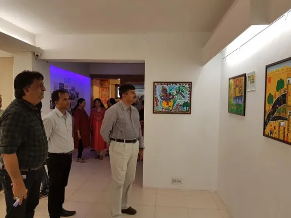 Female jail inmates emotions on canvas: Vadodara