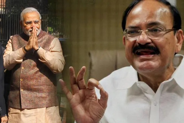 Venkaiah Naidu wins with 516 votes