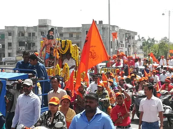 Big procession on the occasion of Parshuram Jayanti in Vadodara