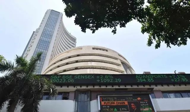 Sensex surges over 300 pts, Nifty up at 11,410