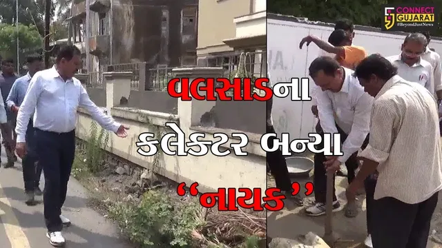 વલસાડના કલેક્ટર બન્યા "નાયક": પ્રિ મોન્સુન કામગીરીમાં લીધો કર્મચારીઓનો ઉધડો