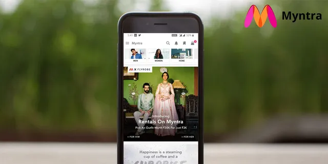 Myntra rental flyrobe store