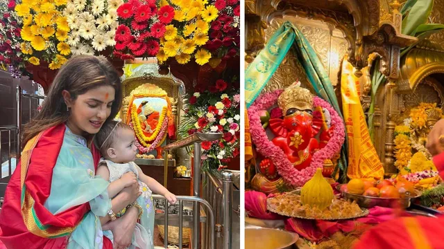Priyanka Chopra reached Siddhivinayak temple with daughter Malti Marie shared lovely pictures