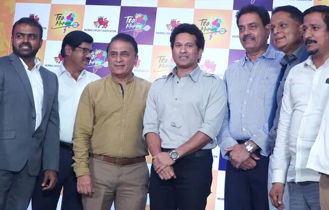 सुनील गावस्कर, सचिन तेंदुलकर और दिलीप वेंगसरकर ने टी 20 मुंबई क्रिकेट लीग के दूसरे संस्करण की घोषणा की
