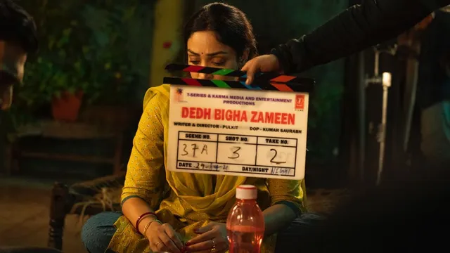 खुशाली कुमार ने प्रतीक गांधी के साथ अपनी फिल्म 'डेढ़ बीघा जमीन' का पहला शेड्यूल पूरा किया