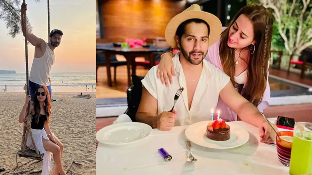 Varun Dhawan shares adorable pictures with wife Natasha on his birthday
