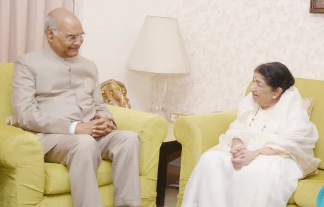 लता मंगेशकर से राष्ट्रपति रामनाथ कोविंद ने मुंबई में उनके घर पर की मुलाकात, ट्विटर पर कही ये बात