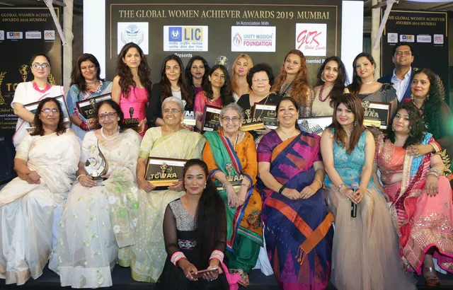 मुंबई में आयोजित हुआ ग्लोबल वुमन अचीवर अवार्ड्स 2019