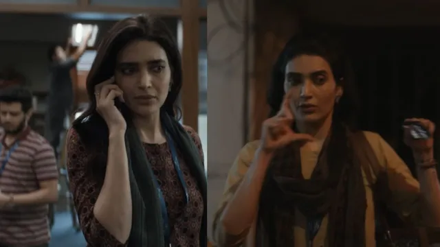 Scoop trailer Karishma Tanna was seen playing the role of a crime reporter in the film