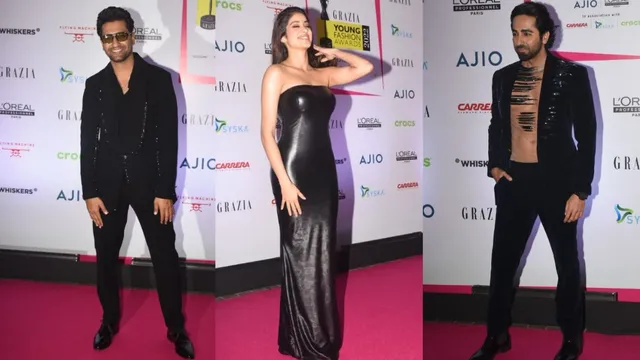 Grazia Young Fashion Awards 2022 was attended by many Bollywood stars including Vicky Kaushal, Janhvi Kapoor, Ayushmann Khurrana and others.