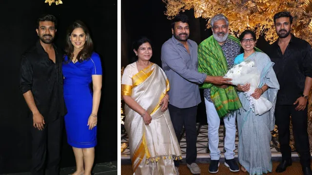 Chiranjeevi felicitates Oscar winners MM Keeravaani, SS Rajamouli on Ram Charan's birthday