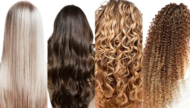 Hair changing from straight to curly shop
