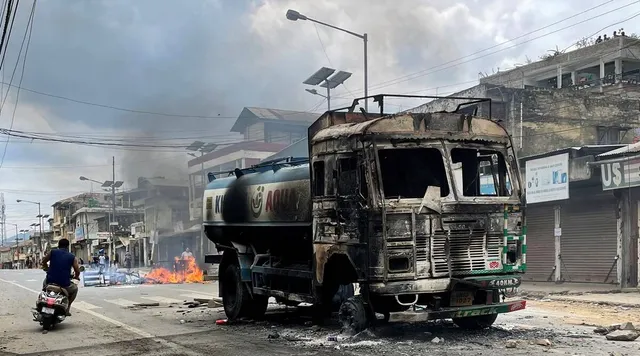  Manipur violence: Vehicles torched; schools, churches, houses set ablaze by protesting mob