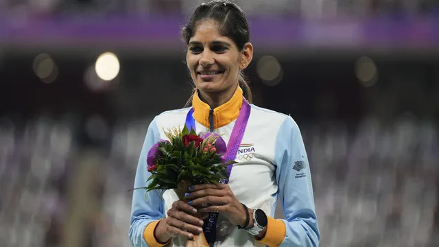 Parul Chaudhary wins gold in women's 5000m, Mohammed Afsal and Vithya  claims silver and bronze