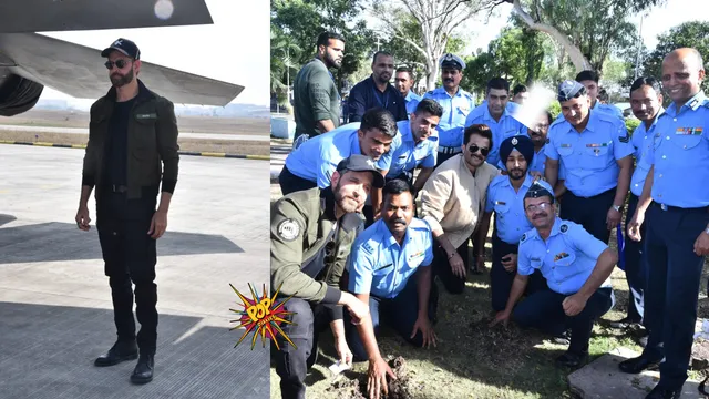 As pledged Hrithik Roshan and Anil Kapoor graciously presented ThankYouFighter letters to our courageous IAF officers at Pune Air Force Station.png