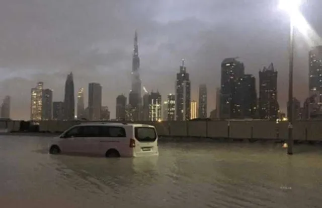 Heavy Rainfall in Dubai