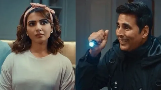 Samantha Ruth Prabhu questions Akshay Kumar's behaviour as he breaks into her home in new video.