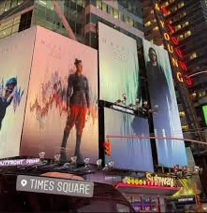 International icon priyanka chopra Jonas makes a big splash at Time Square!