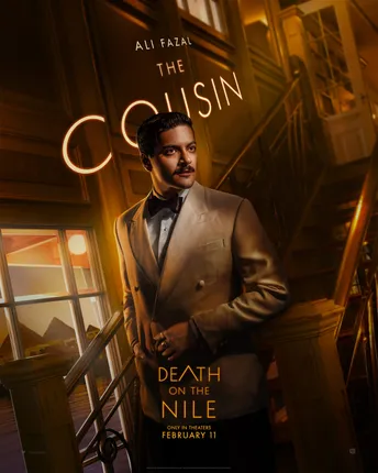 Ali Fazal's character poster revealed from the Kenneth Branagh's crime thriller Death on the Nile