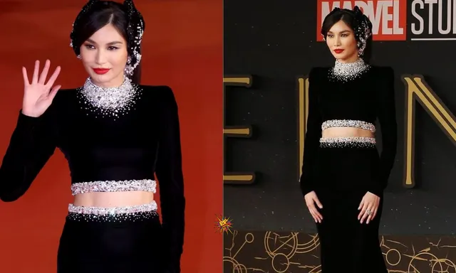 Actress Gemma Chan Looks Gloriously Splendid In Her Stunning Dress By Korean Designer At Marvel’ “Eternals” Premiere