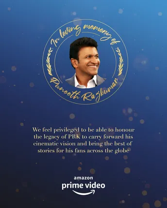 Late Puneeth Rajkumar’s Three Films To Premiere On Prime Video; OTT Platform To Make It Free For All Customers As A Tribute To The Actor
