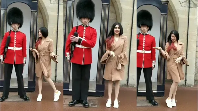 Actress Adah Sharma gets criticized for goofing around a British guard singing 'Shake it like Shammi'