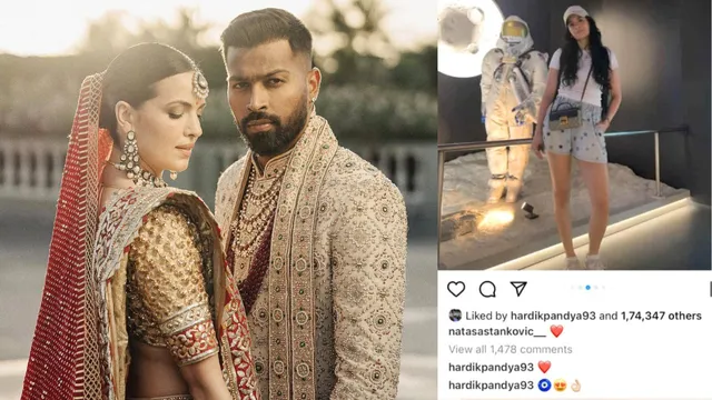 Hardik Pandya commented on ex wife Natasa Stankovic