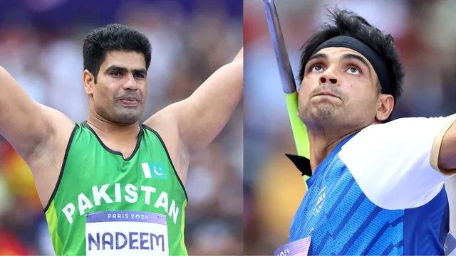 Paris Olympics 2024 Neeraj Chopra vs Arshad Nadeem India and Pakistan in javelin final