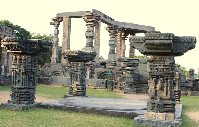 Warangal Fort was constructed in the 13th century under Kakatiya King Ganapati Deva 