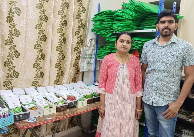 Chandana and Naveen Gade, Co-founders, Seedbasket